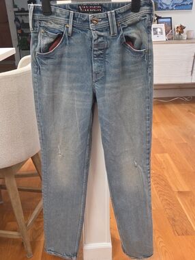Vayder Men's "Forrest" Light Blue Straight Denim Jeans - Made In USA 28x32